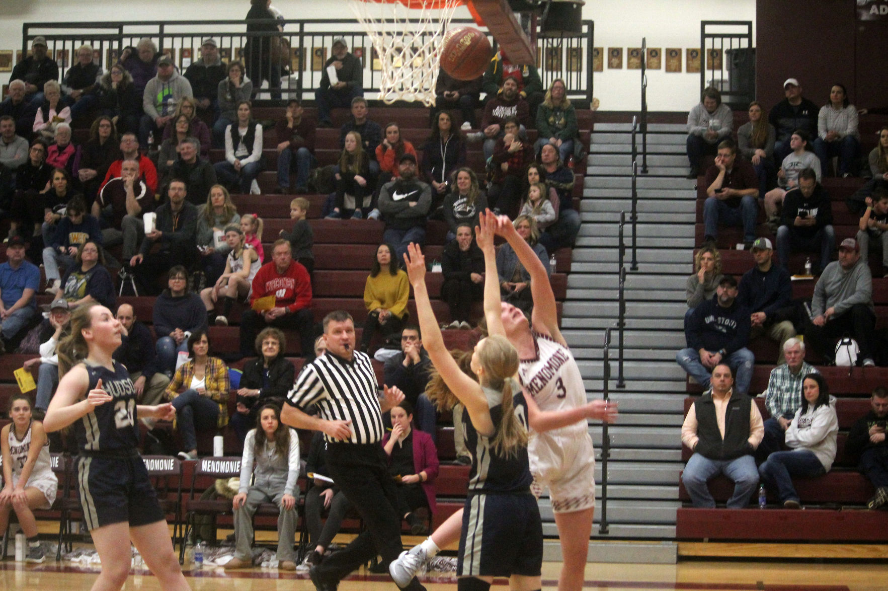 Hudson at Menomonie girls basketball 1-10-20